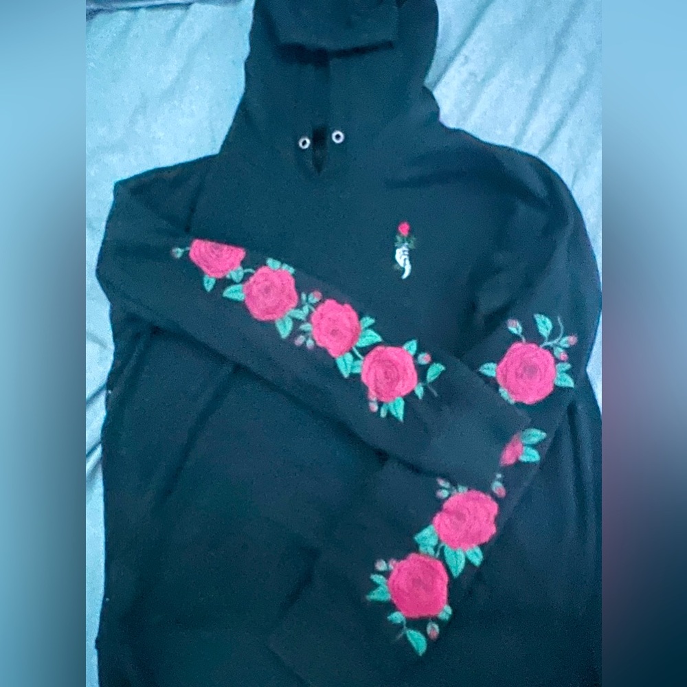 Empyre rose black hoodie